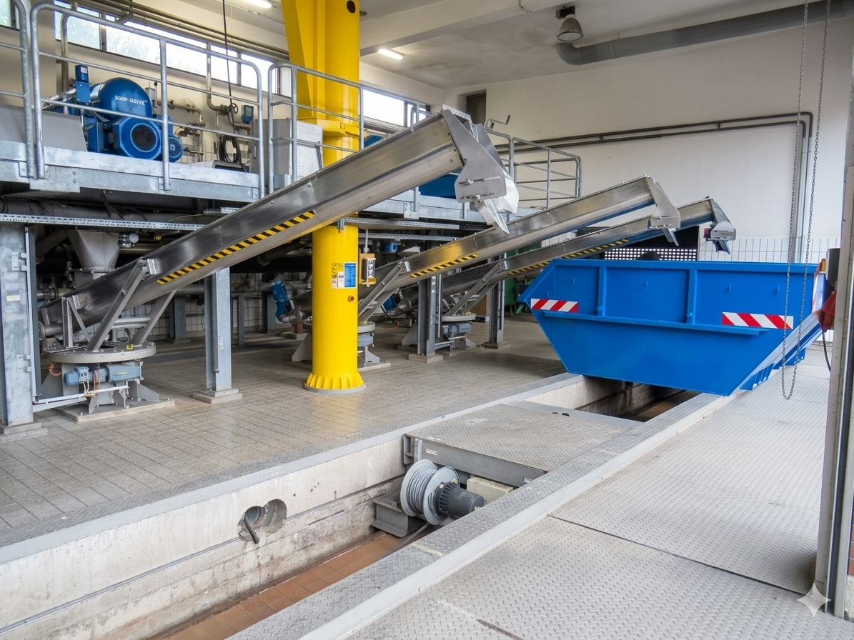 TMG Spiralförderer - Kläranlage Duisburg