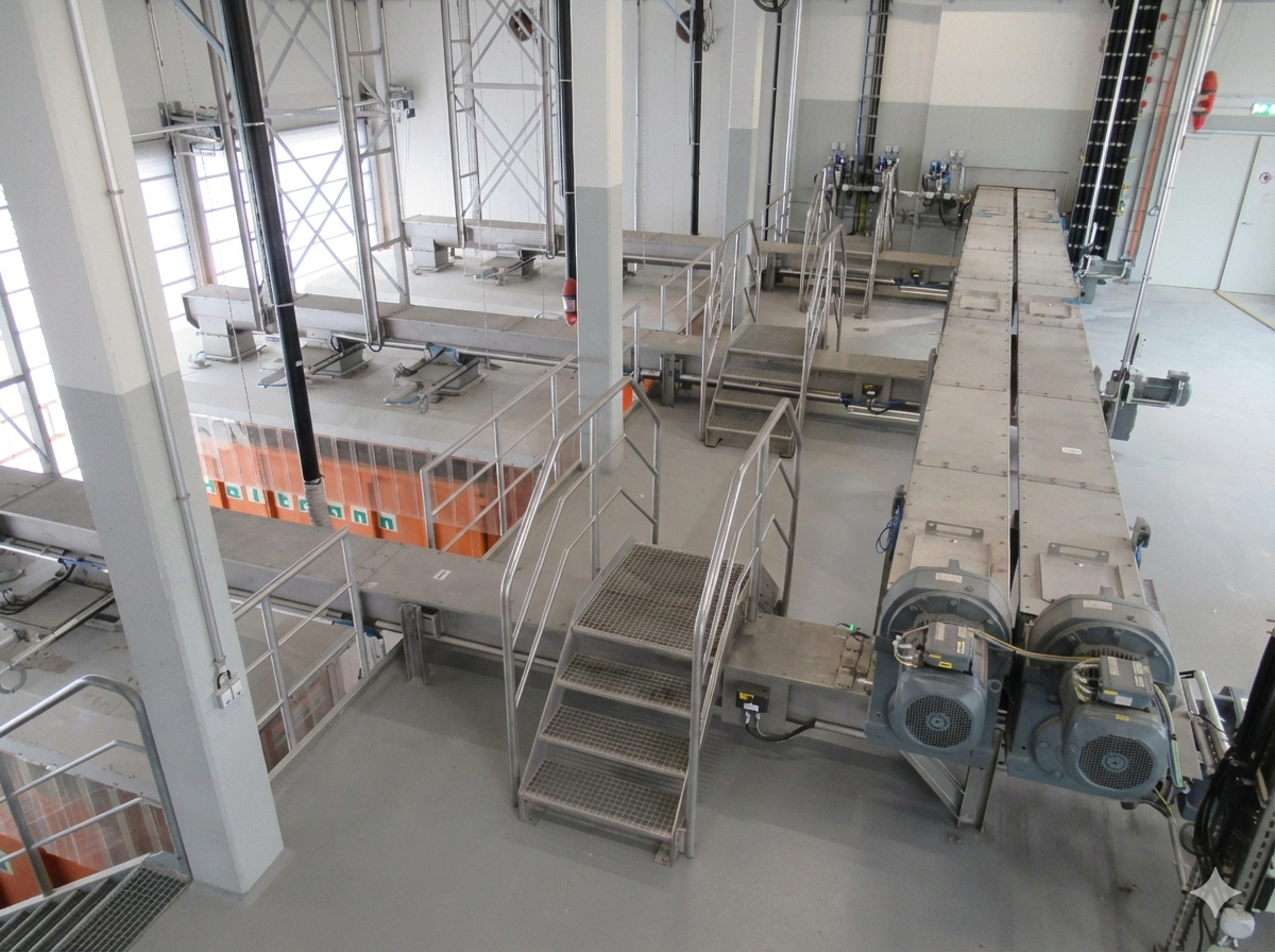 Spiralförder - Kläranlage Hamburg-Hettlingen